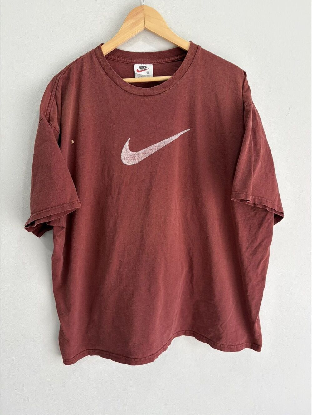 Vintage 90s Nike Tee Shirt Swoosh Check